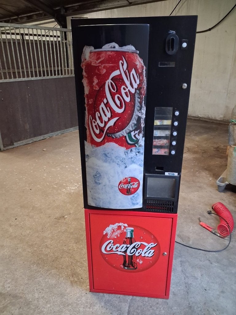 frisdrank automaat, Ophalen, Gebruikt