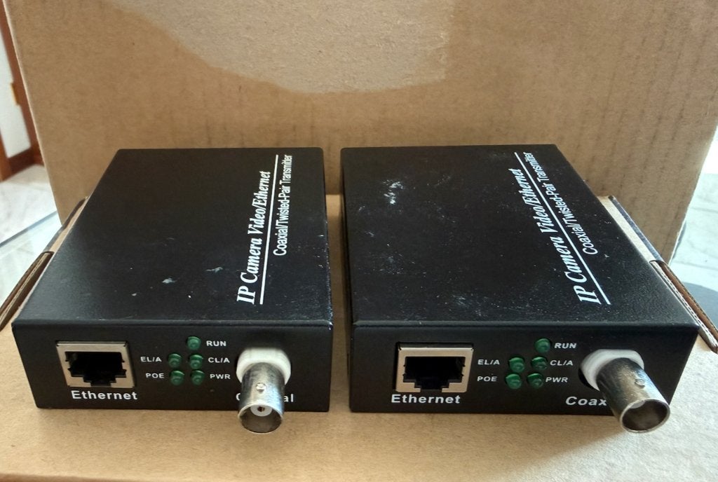 Ethernet / IP over Coax Adapters – Pair, Ophalen of Verzenden, Zo goed als nieuw