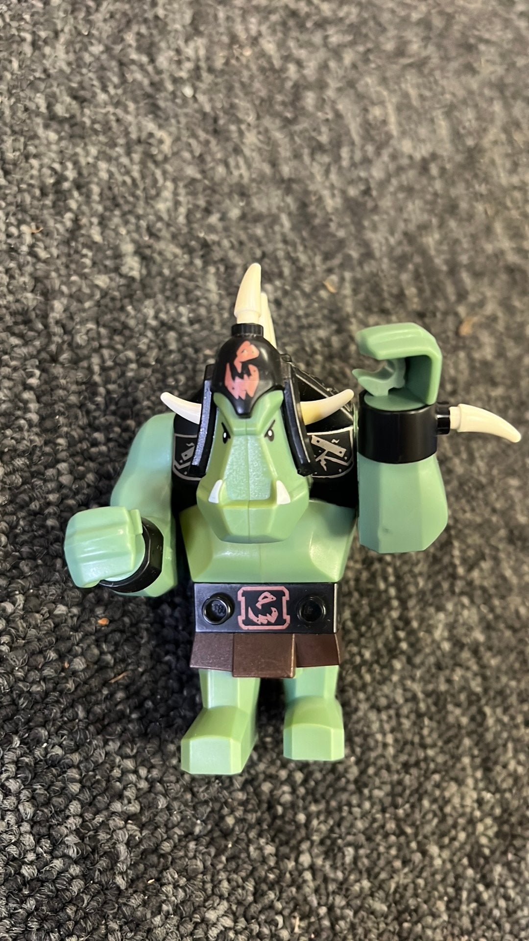 Oude LEGO Castle Fantasy Era Troll groen, Ophalen of Verzenden, Gebruikt, Overige typen, Lego