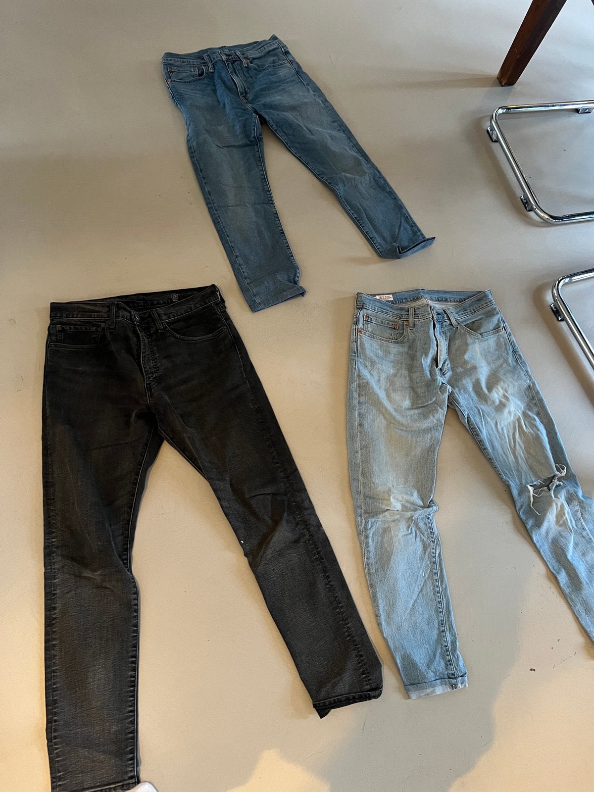 Levi's 512 Slim Taper Spijkerbroeken, Ophalen of Verzenden, Gedragen, Blauw, W32 (confectie 46) of kleiner