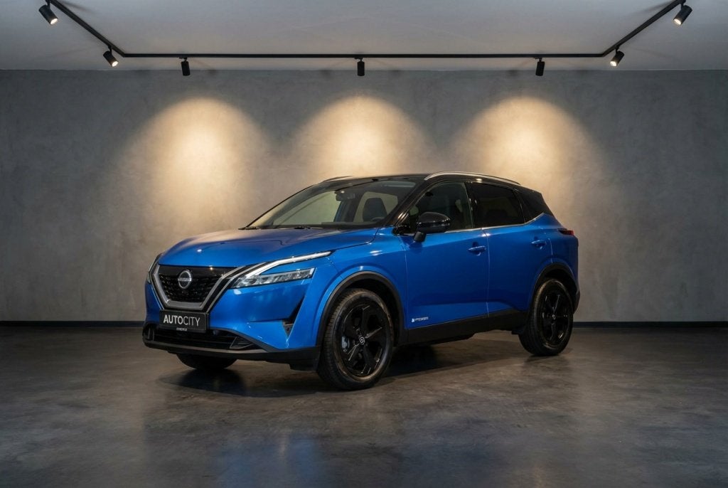Nissan QASHQAI 1.5 ePower Black Edition 360 Camera l Keyless, Auto's, Gebruikt, 190 pk, Blauw, Bedrijf