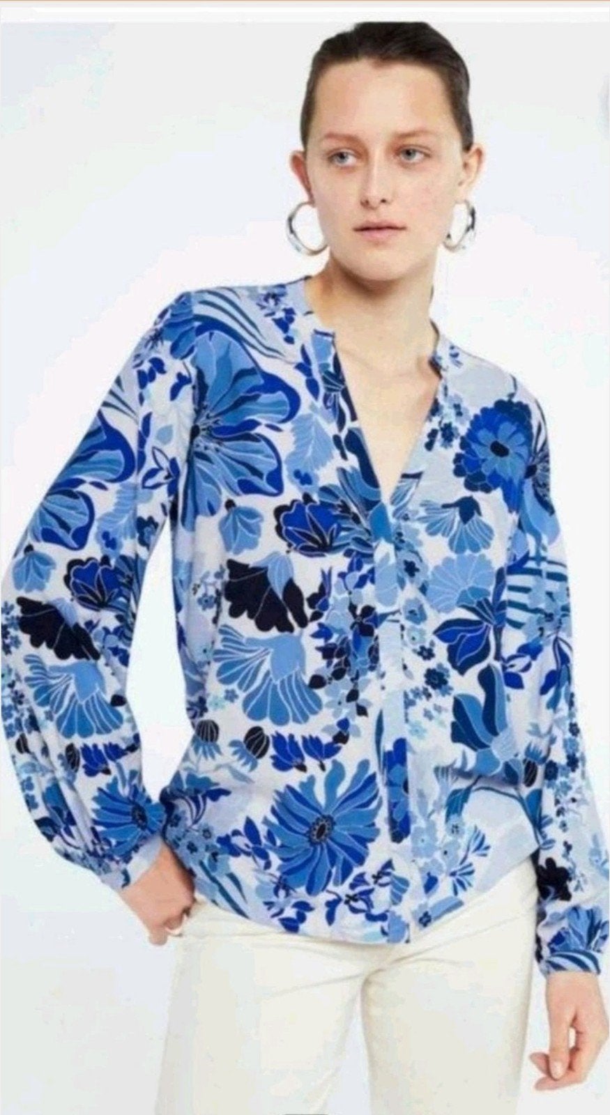 Fabienne Chapot Frida blouse maat M *nieuw *, Maat 38/40 (M), Blauw, Nieuw, Ophalen of Verzenden