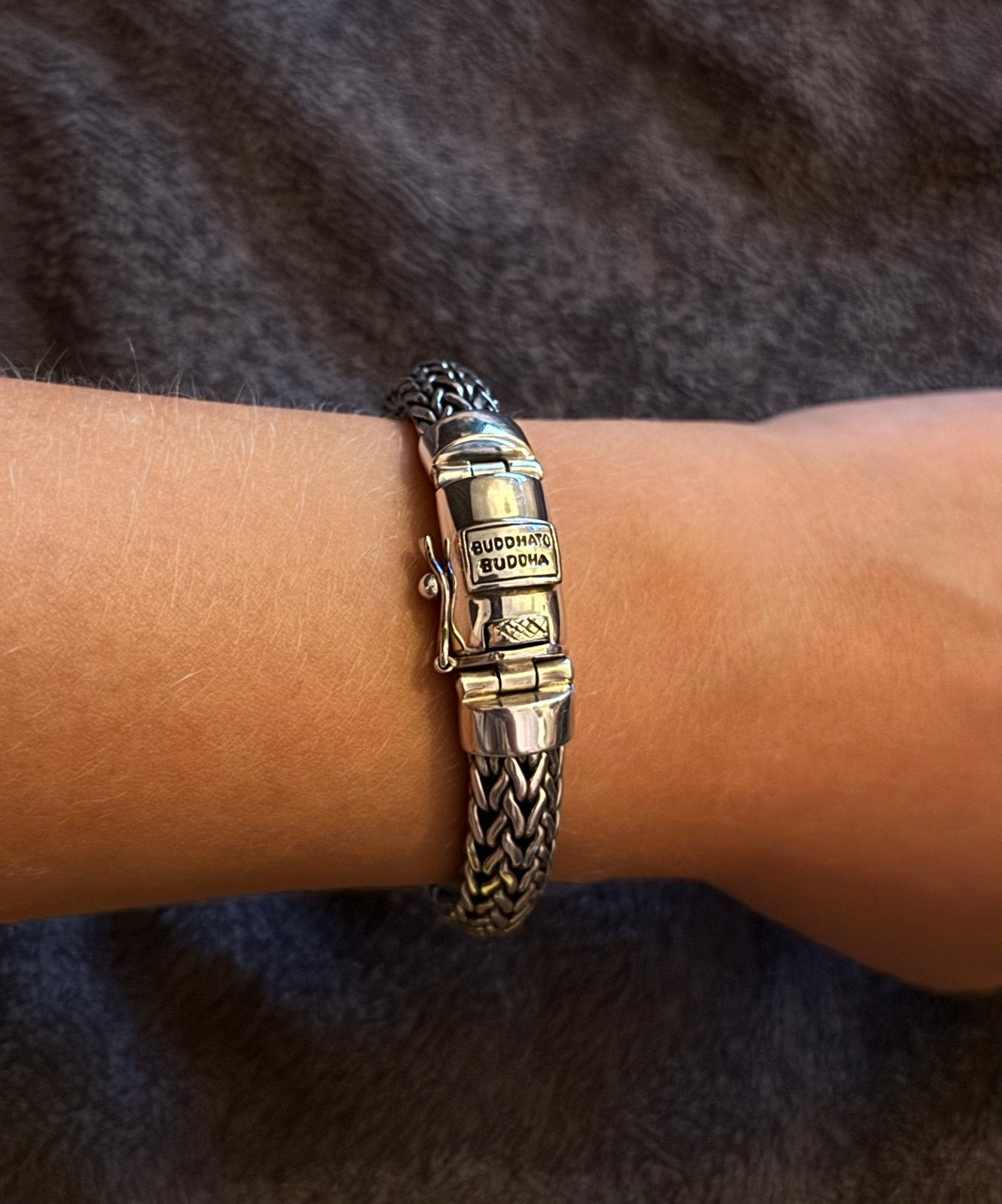 Buddha to Buddha Ellen XS - maat D - Armband Zilver 925, Sieraden, Tassen en Uiterlijk, Armbanden, Ophalen of Verzenden, Gebruikt
