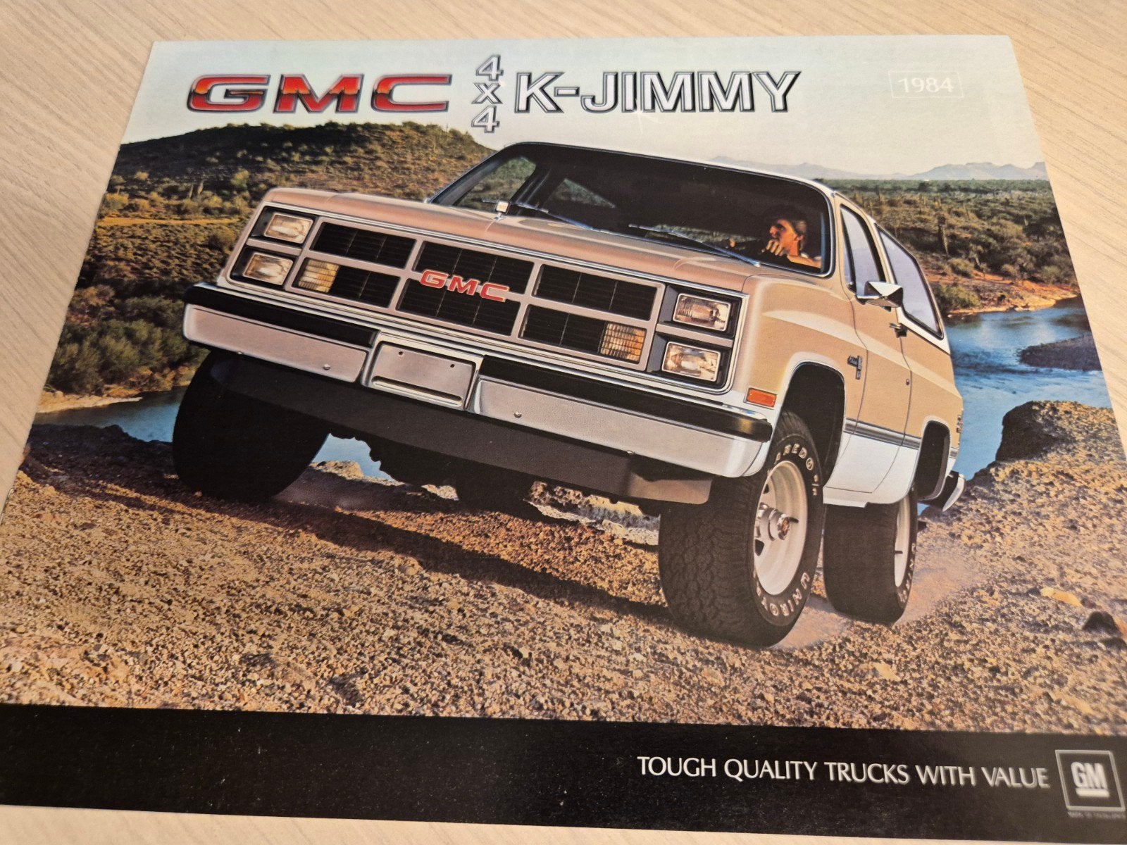 GMC JIMMY FOLDER jeep jaren 80 óók kleuren bekleding izgst, Ophalen of Verzenden, Zo goed als nieuw, Overige merken