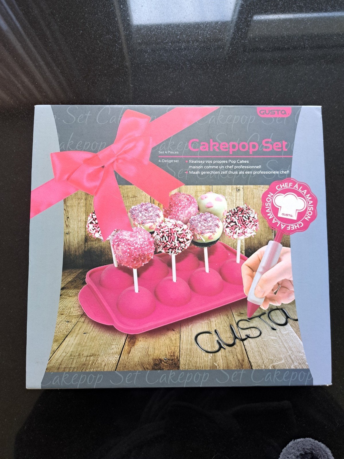 Gusto Cake Pop Set - Bakvorm en Decoratiepen, Ophalen of Verzenden, Zo goed als nieuw, Cupcakes, Bakvorm