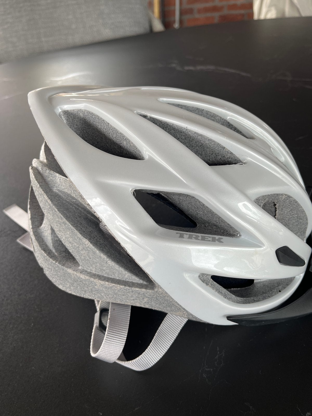Trek Vapor Fietshelm - Wit (Maat 54-62cm), Ophalen of Verzenden, Zo goed als nieuw, Overige maten, Heer of Dame