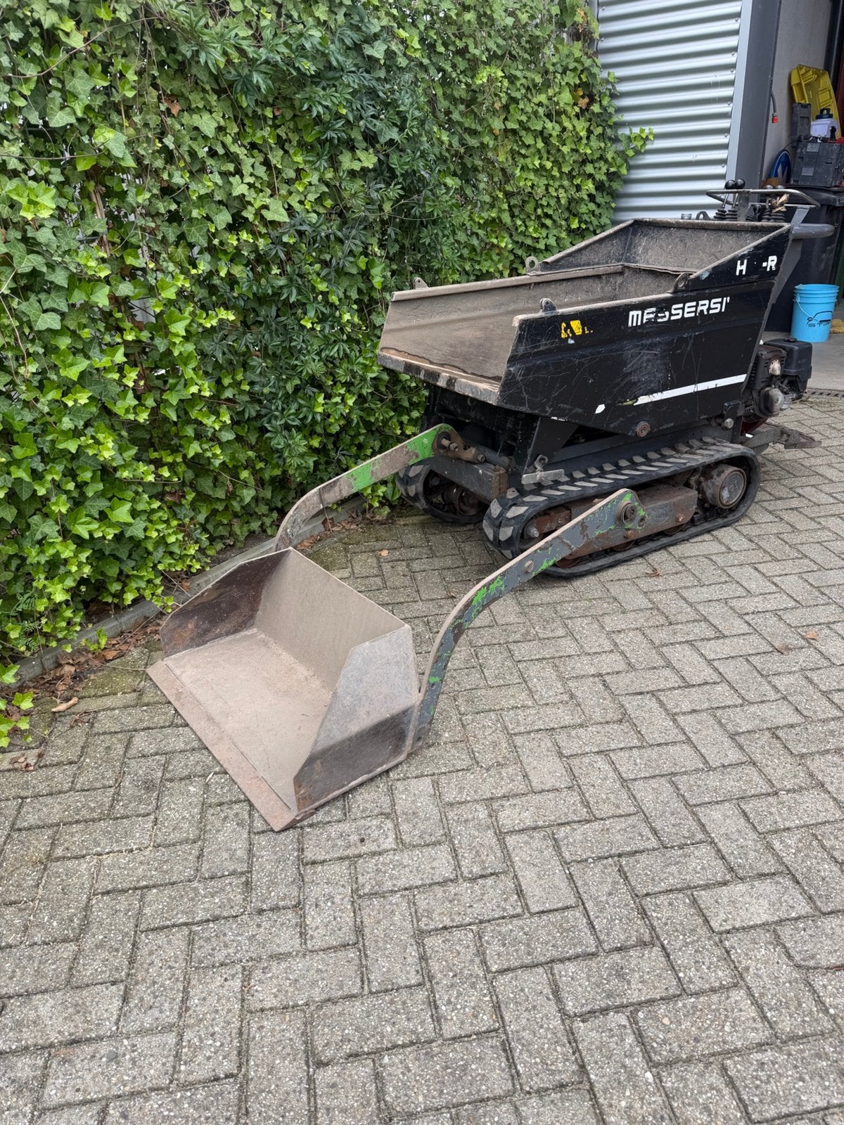 Messersi CH-2 R rupsdumper, Ophalen, Dumper