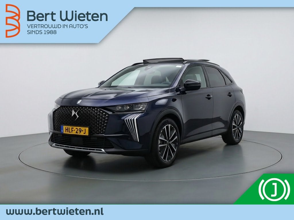 DS 7 E-Tense 300 4x4 Performance Line | Panoramadak | PHEV |, Auto's, Automaat, Dealer onderhouden, 14 kWh, Gebruikt