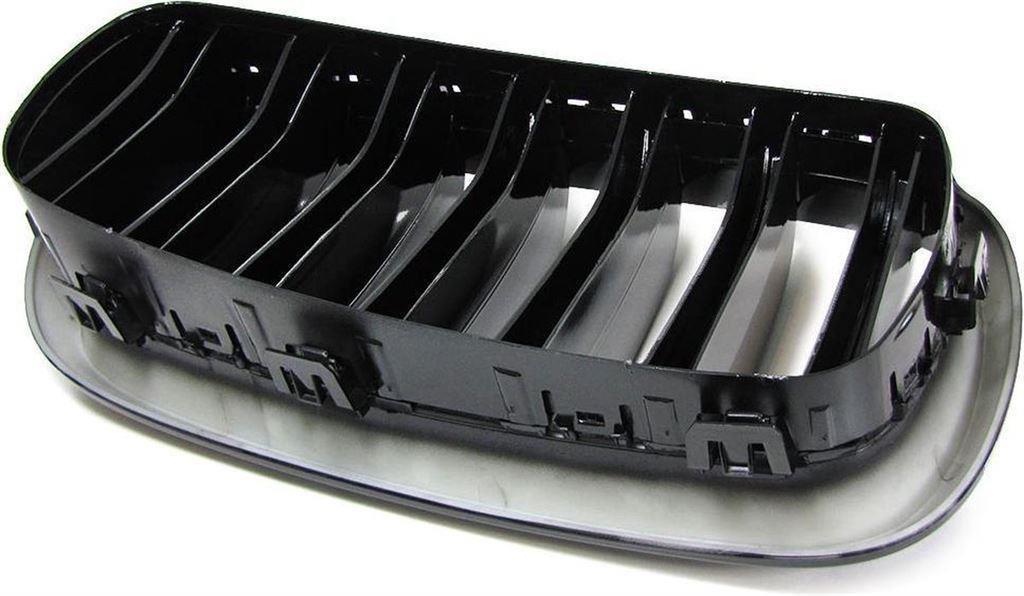 Grill Pianolak Zwart Enkel Spijl Voor Bmw X5 F15 X6 F16, Verzenden, Automotive Parts, A.parts@hotmail.nl, Trasmolenlaan 12 3447 GZ Woerden