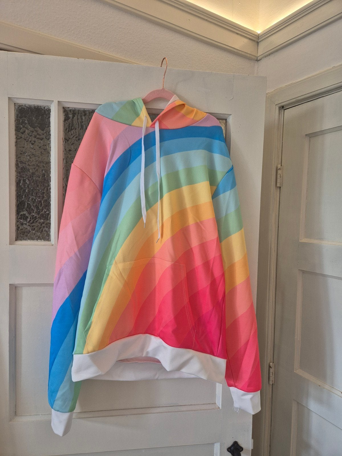 Pride Regenboog Hoody maat L, Ophalen of Verzenden, Nieuw, Maat 52/54 (L), Meerkleurig