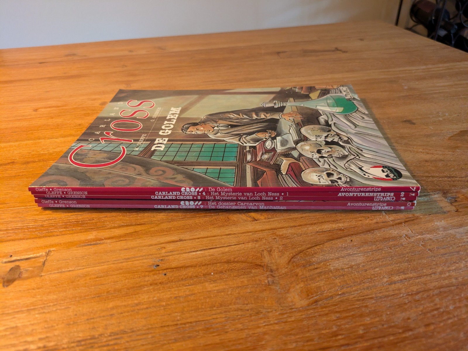 Garland Cross Stripboeken - 5 strips, Complete serie of reeks, Ophalen of Verzenden, Gelezen, M. Oleffe, O. Grenson