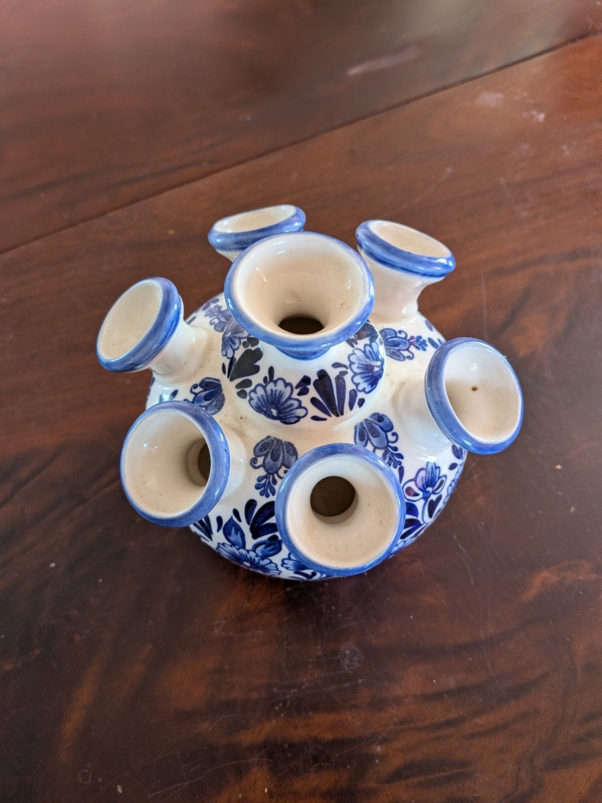 Delfts Blauw Tulpenvaas - Handgeschilderd, Ophalen of Verzenden
