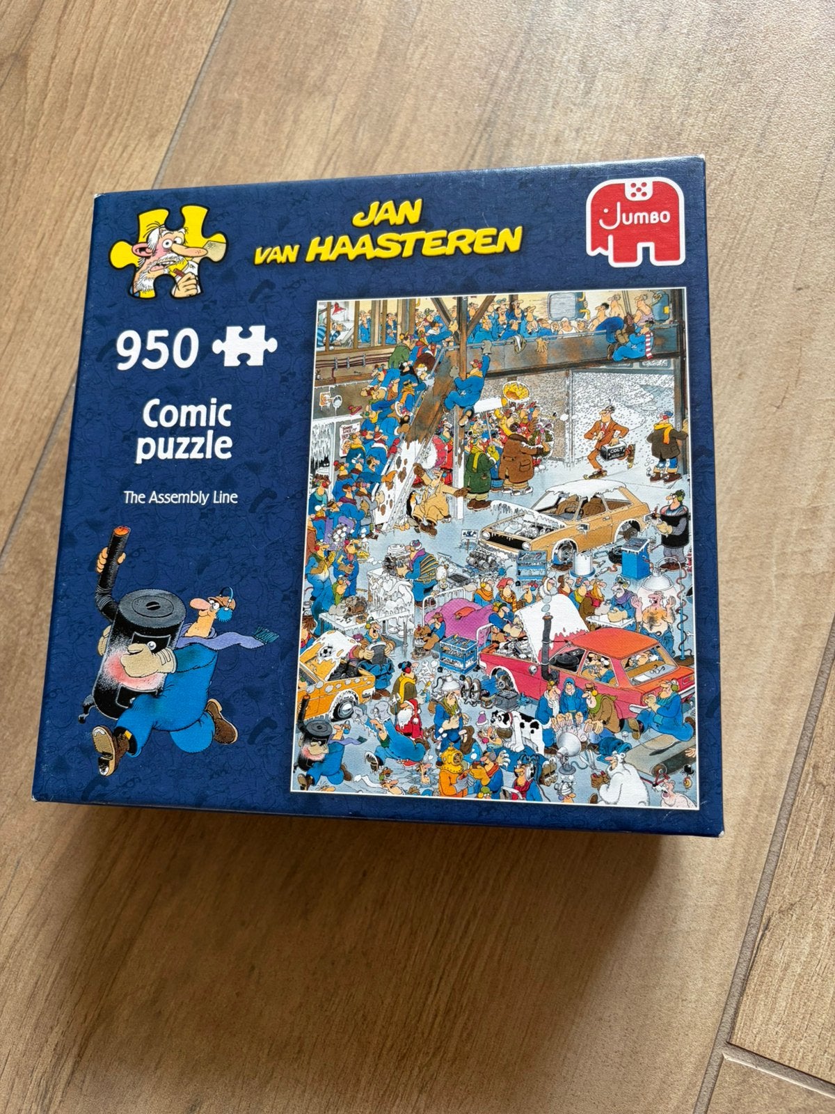 Jan van Haasteren the assembly line, 950 stukjes, Ophalen, 500 t/m 1500 stukjes, Zo goed als nieuw, Legpuzzel