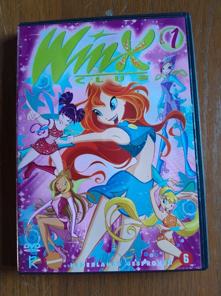 Winx Club - Deel 1 (DVD) - Nederlands Gesproken, Gebruikt, Animatie, Tv-serie, Vanaf 6 jaar