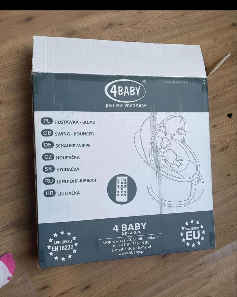 Nieuwe 4BABY Schommelstoel/Wipstoel voor Baby's, Ophalen of Verzenden, Nieuw, Overige typen