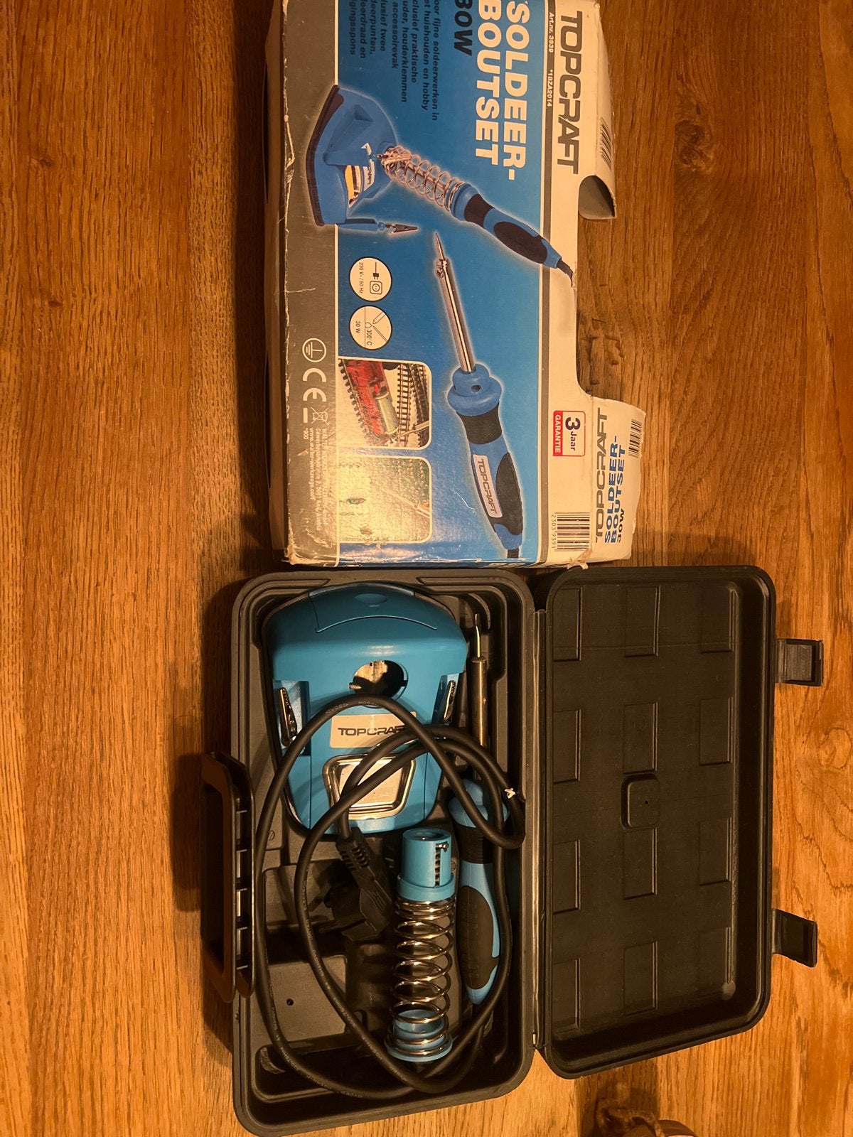 Topcraft Soldeerboutset 30W - Compleet in Koffer, Ophalen, Zo goed als nieuw, Overige typen, Overige merken