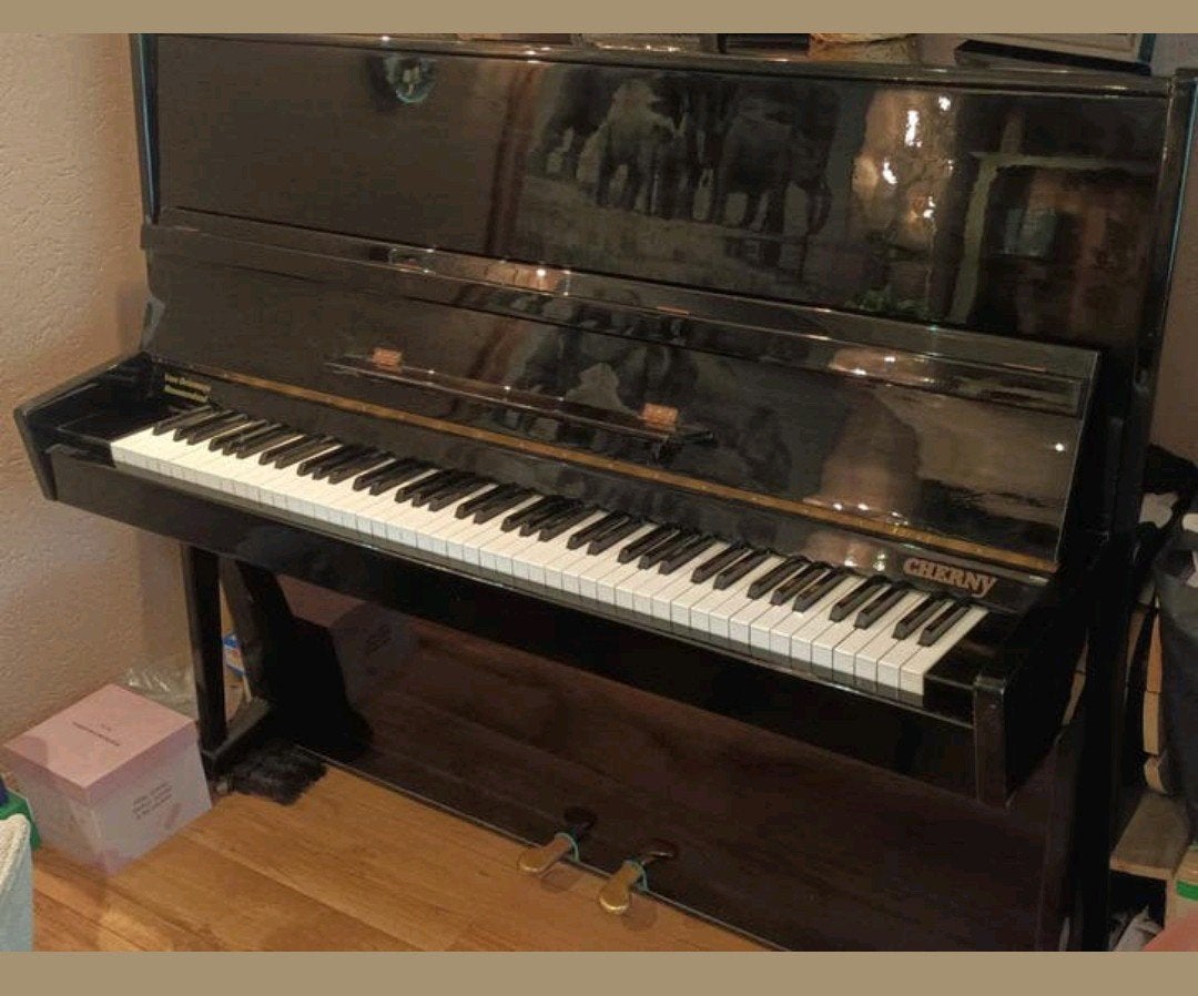 Cherny Piano, Muziek en Instrumenten, Ophalen, Gebruikt, Zwart, Piano