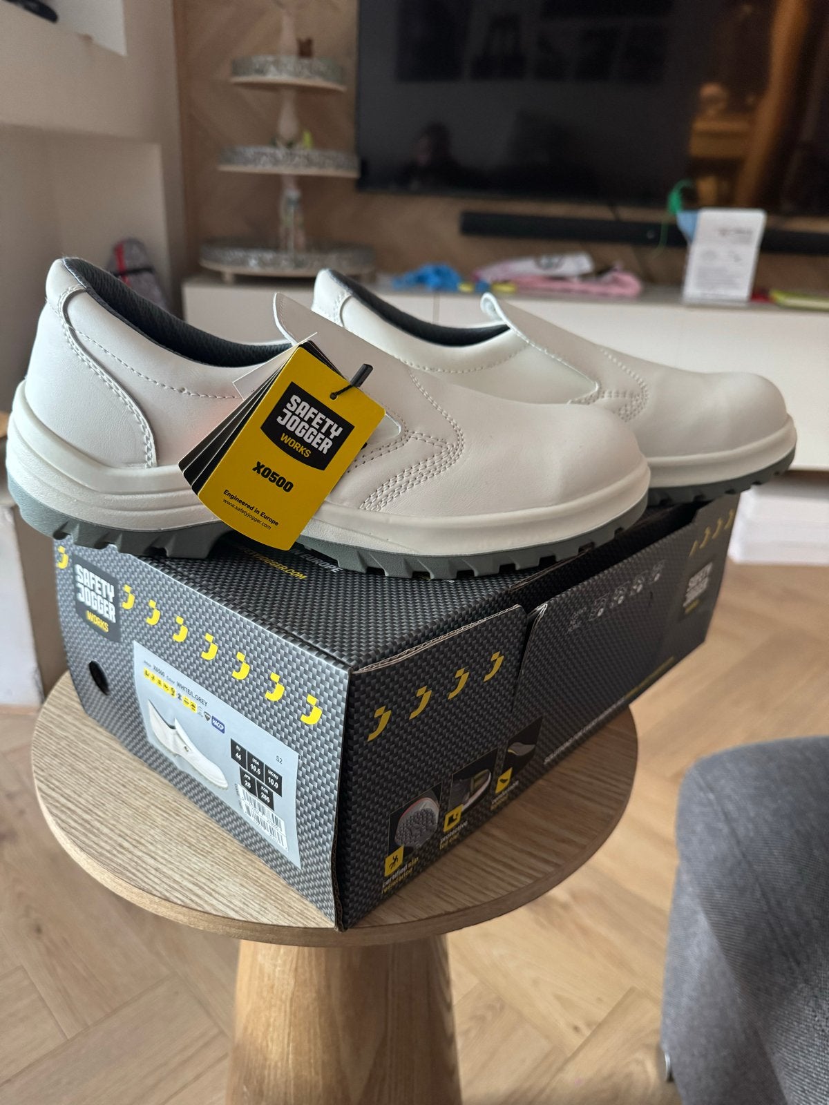 Safety Jogger Works X0500 Veiligheidsschoenen Wit Maat 44, Ophalen, Nieuw, Heren, Schoenen