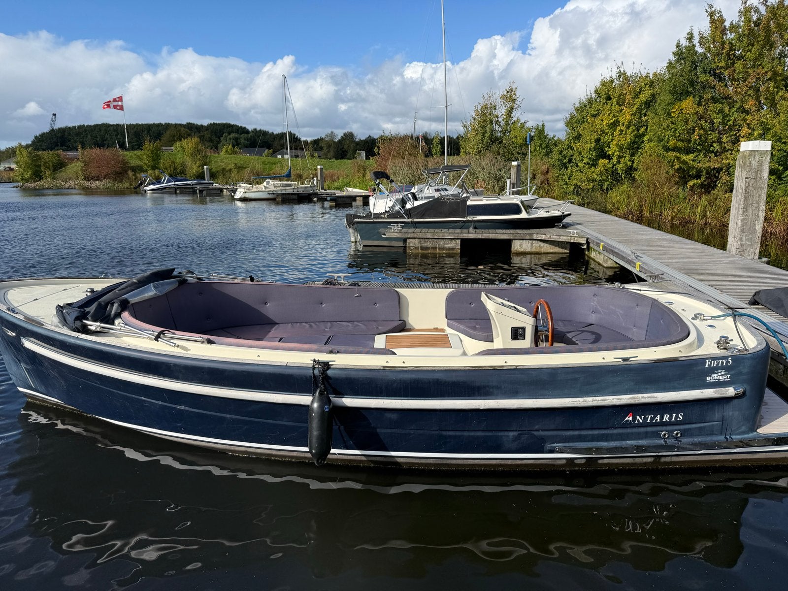 Antaris Fifty5 Sloep blauw- heerlijk varen, Ophalen, Zo goed als nieuw