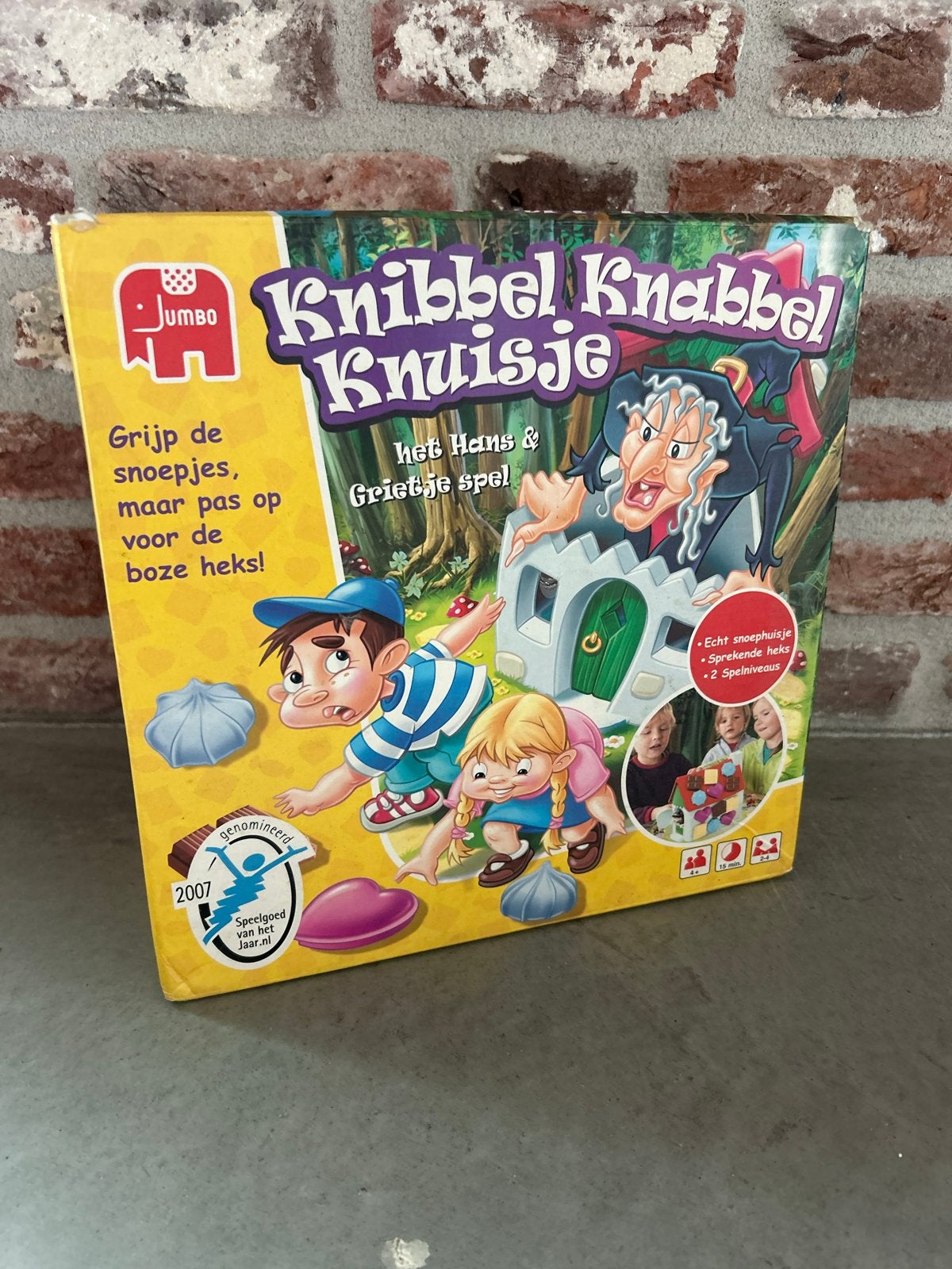 Jumbo Knibbel Knabbel Knuitje: Het Hans & Grietje Spel, Drie of vier spelers, Ophalen of Verzenden, Gebruikt