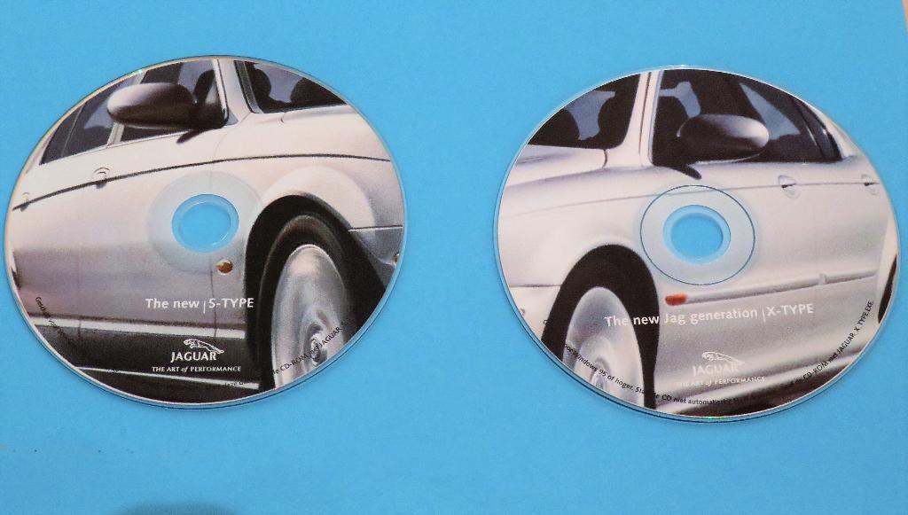 Autofolder/CD-rom Jaguar S-type en X-type, Ophalen of Verzenden, Zo goed als nieuw, Overige merken