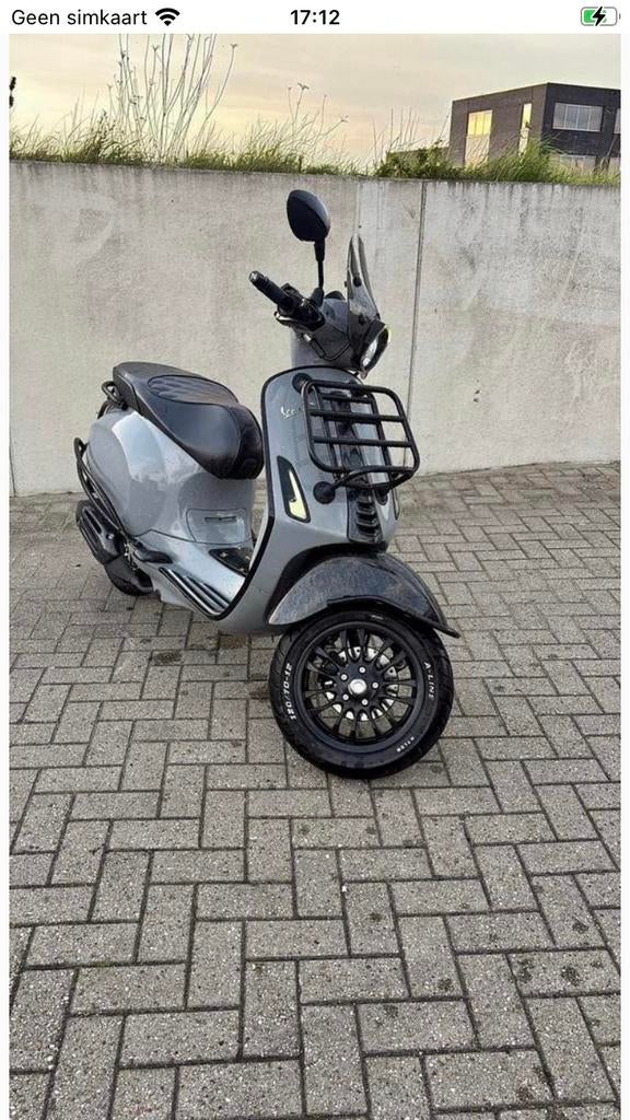 Vespa sprint Iget 2021 brom-full option-8300-80cc te ruil, Fietsen en Brommers, Scooters | Vespa, Ophalen, Maximaal 45 km/u, Nieuw