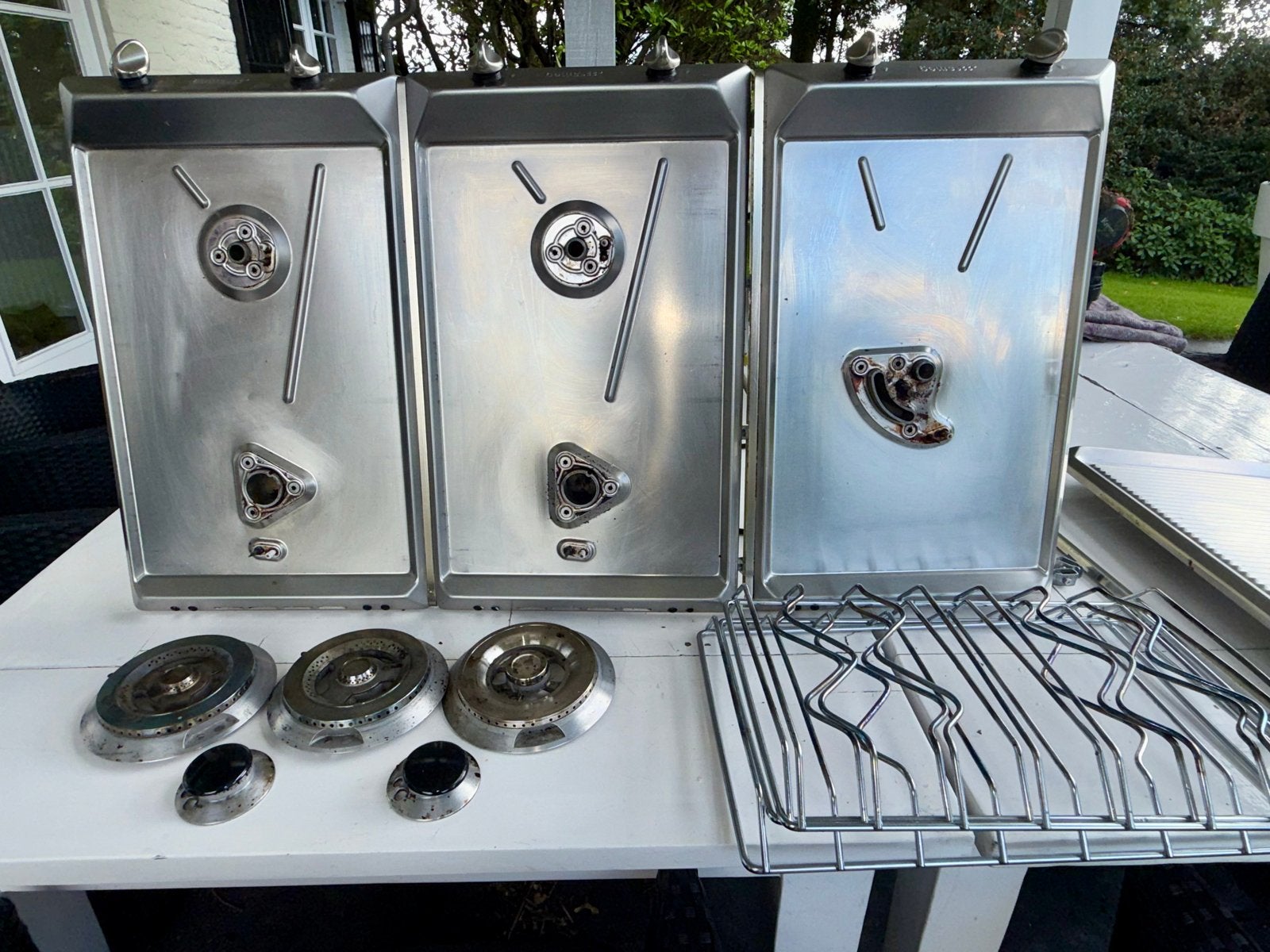 Smeg SRV531 en SRV532gaskookplaten (3x), Witgoed en Apparatuur, Ophalen, Gebruikt, Minder dan 85 cm, 60 cm of meer