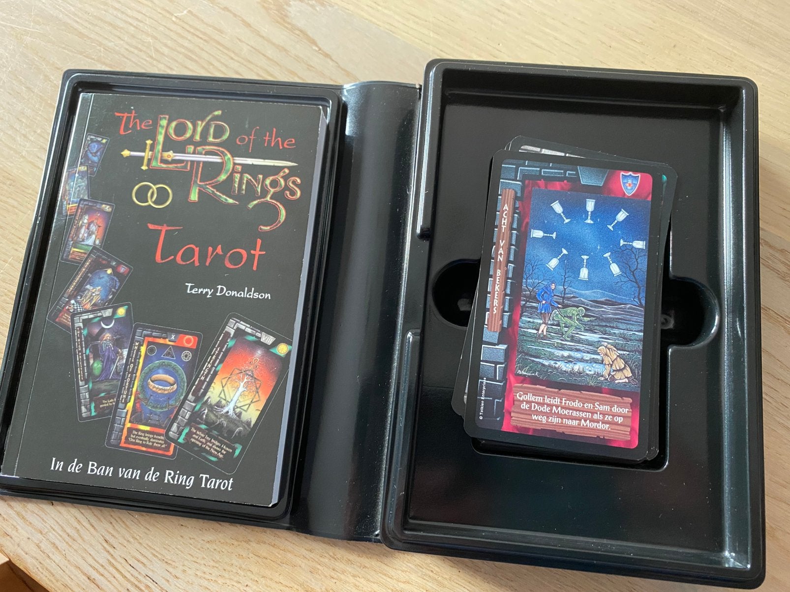 Tarotset T. Donaldson - In de ban van de ring TLOTR, T. Donaldson, Tarot of Kaarten leggen, Overige typen, Nieuw