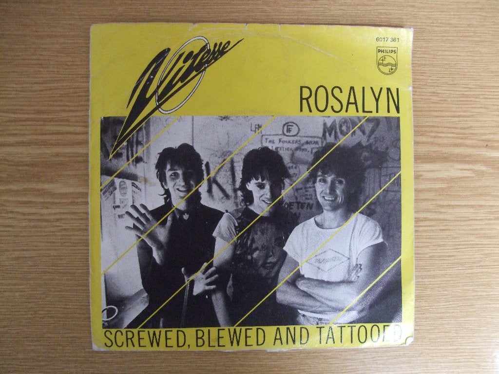 VITESSE    ROSALYN / SCREWED, BLEWED AND TATTOOED, Cd's en Dvd's, 7 inch, Ophalen of Verzenden, Zo goed als nieuw, Rock en Metal