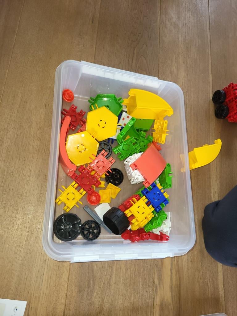 Clicformers bouwblokken set met handleiding, Kinderen en Baby's, Speelgoed | Bouwstenen, Ophalen, Gebruikt, Overige merken