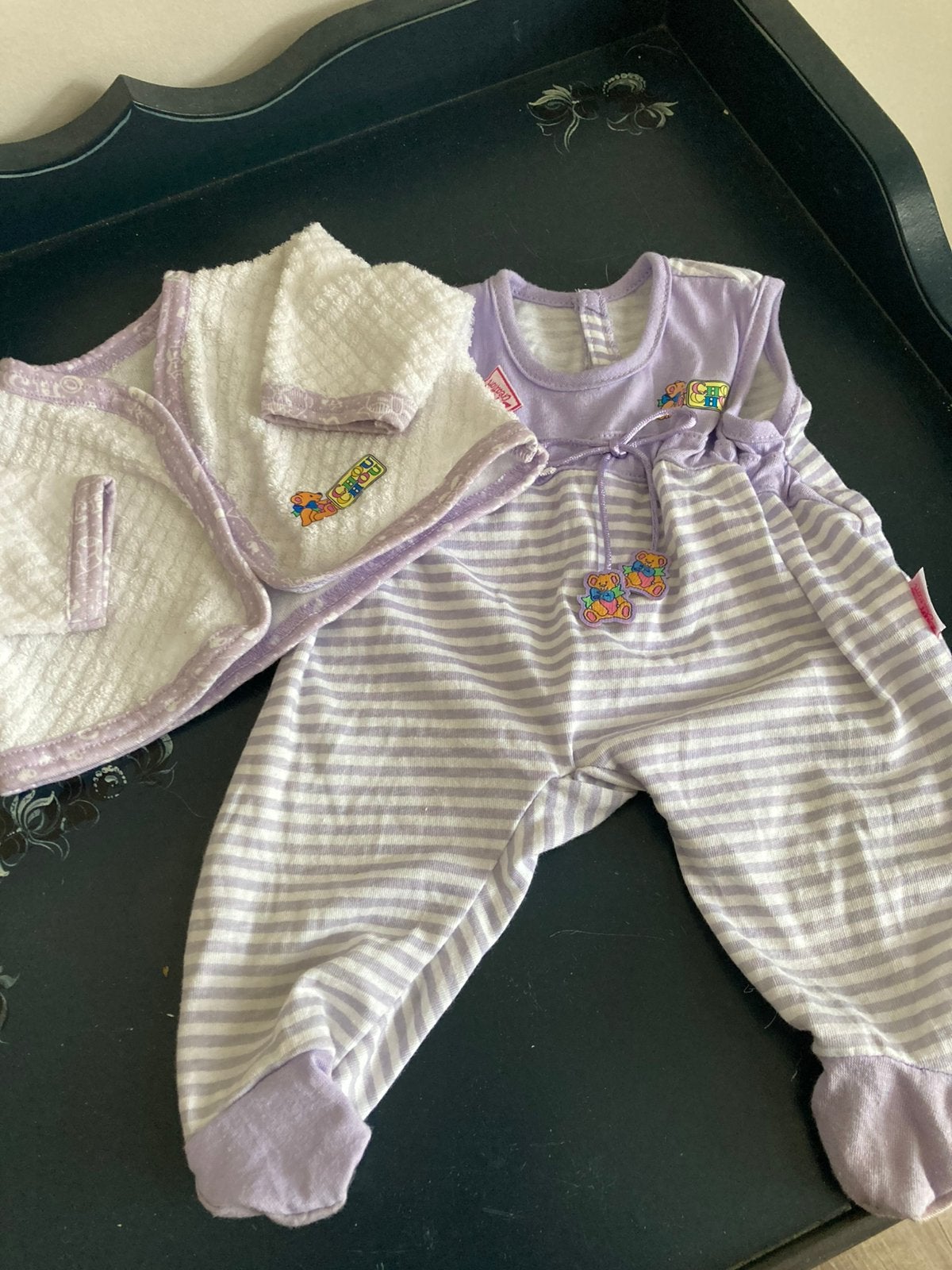 Nieuw chou chou poppen kledingsetje 2 delig, Ophalen of Verzenden, Nieuw, Babypop