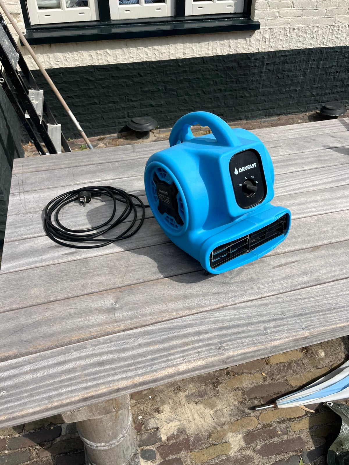 Dryfast DRF1250 Radiaal Bouwventilator/Droogventilator, Doe-het-zelf en Verbouw, Ophalen of Verzenden, Zo goed als nieuw, Ventilator