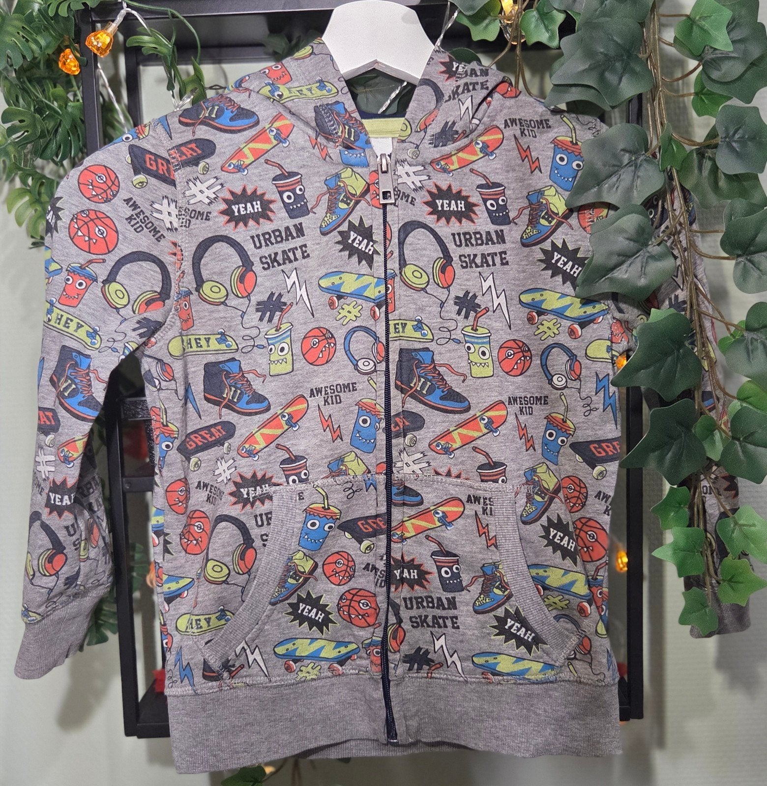 Stoere Palomino hoodie maat 122/128, Kinderen en Baby's, Trui of Vest, Ophalen of Verzenden, Jongen, Palomino