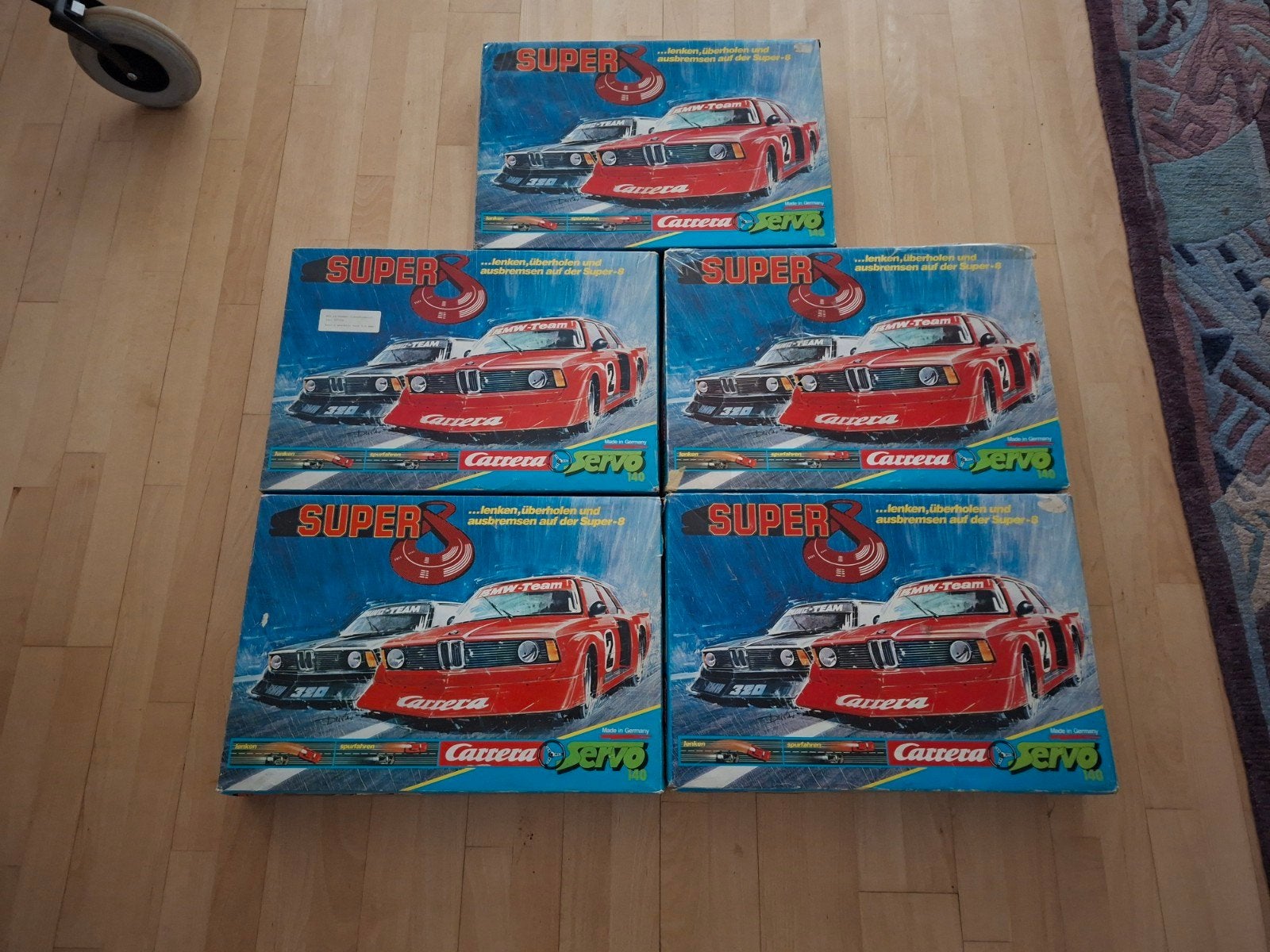 Carrera Servo 140 Racebaan geheel compleet 5 dozen, Ophalen, Gebruikt