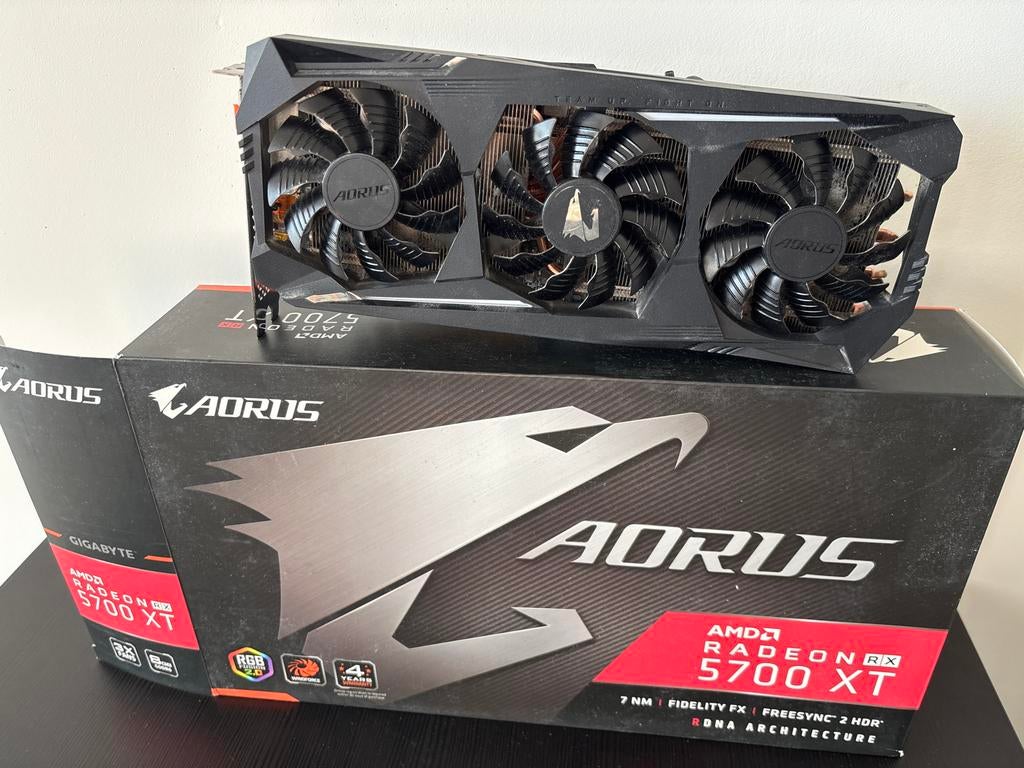 Gigabyte AORUS AMD Radeon RX 5700 XT - Zo goed als nieuw, Computers en Software, Videokaarten, GDDR6, PCI-Express 4, Ophalen of Verzenden