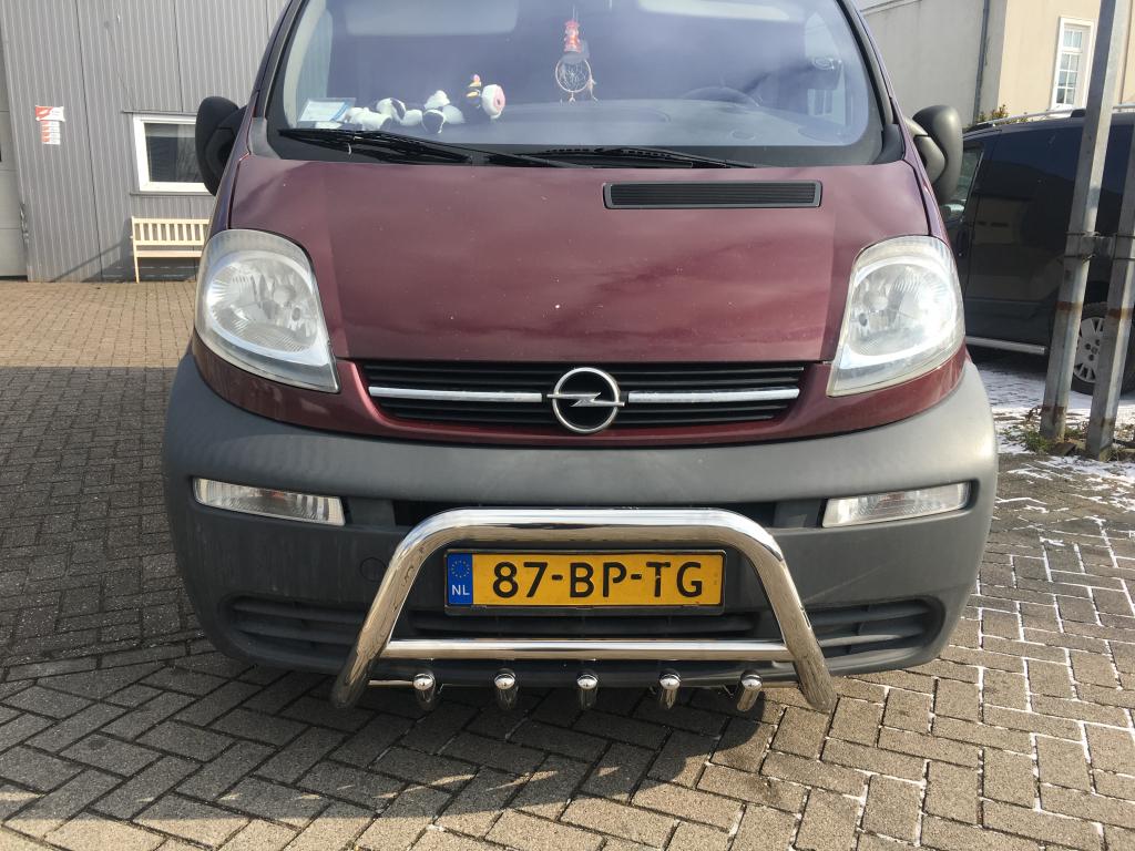 Renault Trafic Pushbar Bullbar met carterbeschermer