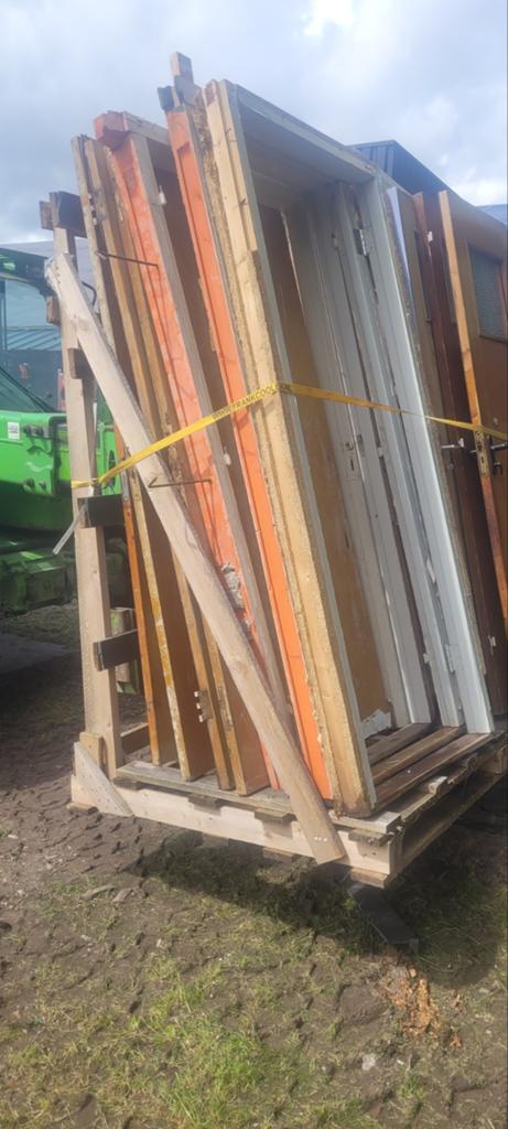 Deuren met kozijnen, diverse maten, Gebruikt, 80 tot 100 cm, Overige typen, Ophalen of Verzenden
