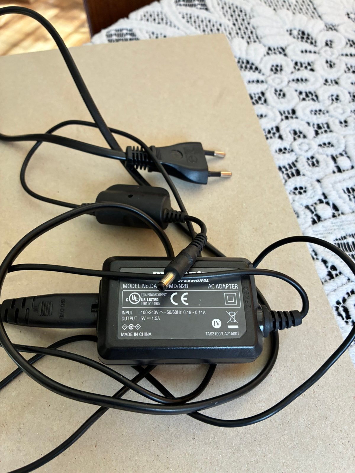 Marantz voeding no DA620pmd/N2B kabel, Ophalen of Verzenden, Zo goed als nieuw, Minder dan 2 meter