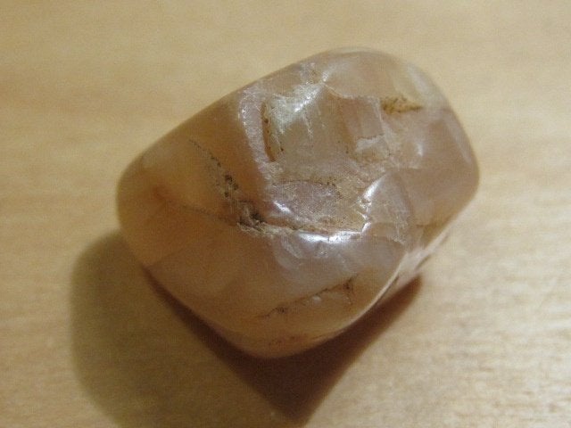 e. 7x aparte edelsteen ZALM/BRUINE MAANSTEEN (3), Verzenden, Nieuw