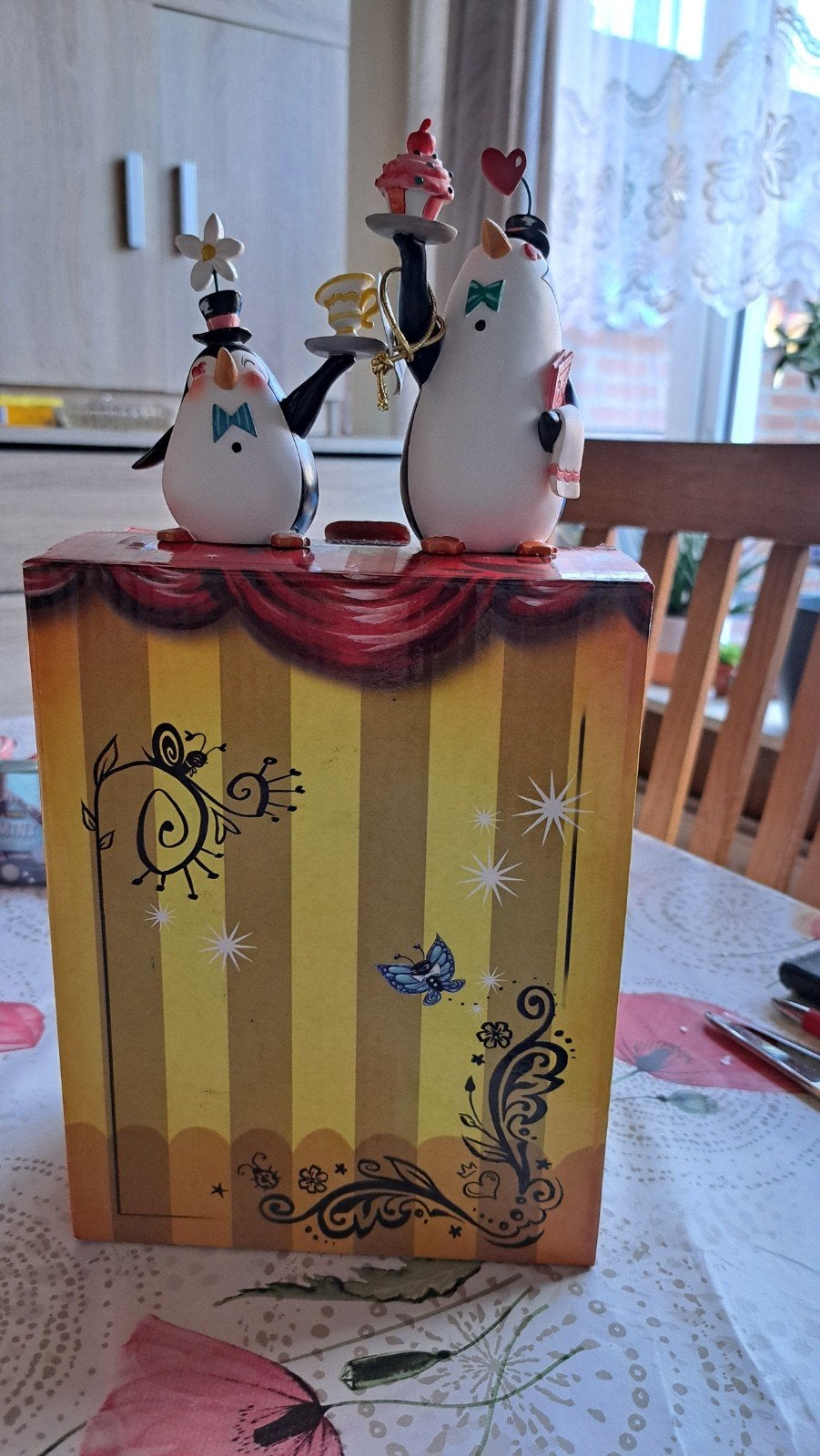 Leuke pinguïn decoratie set, ideaal voor verzamelaars, Ophalen, Gebruikt