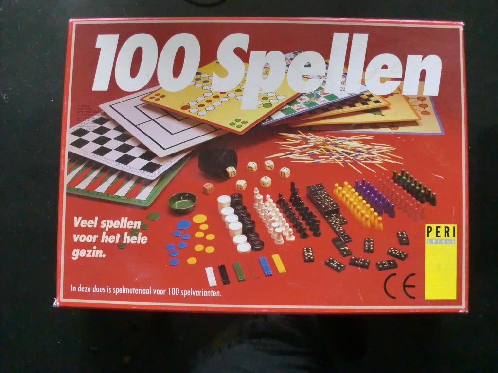 100 spellen in 1, Hobby en Vrije tijd, Gezelschapsspellen | Bordspellen, Ophalen of Verzenden