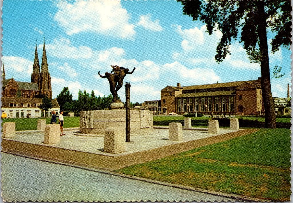 Eindhoven - 10 ansichtkaarten Stadhuis, Verzenden, 1960 tot 1980, Gelopen, Noord-Brabant