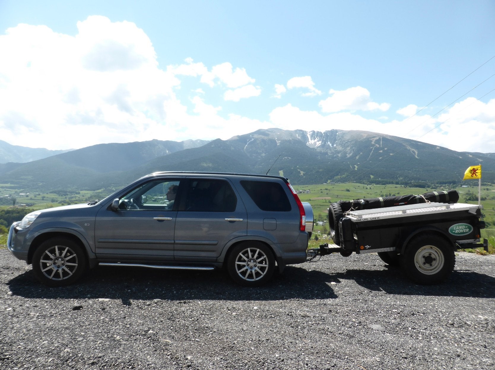 Stoere offroad trailer, Ophalen, Gebruikt