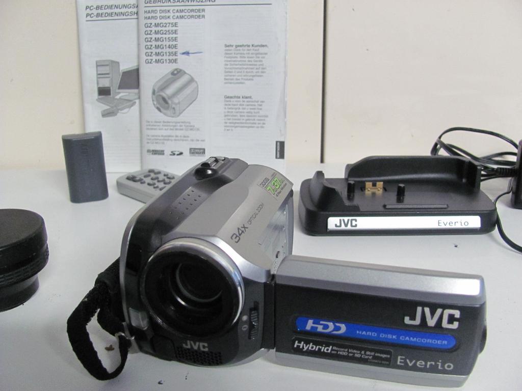 JVC HDD (30gb) met 34x optical zoom, Harde schijf, JVC, 20x of meer, Ophalen of Verzenden