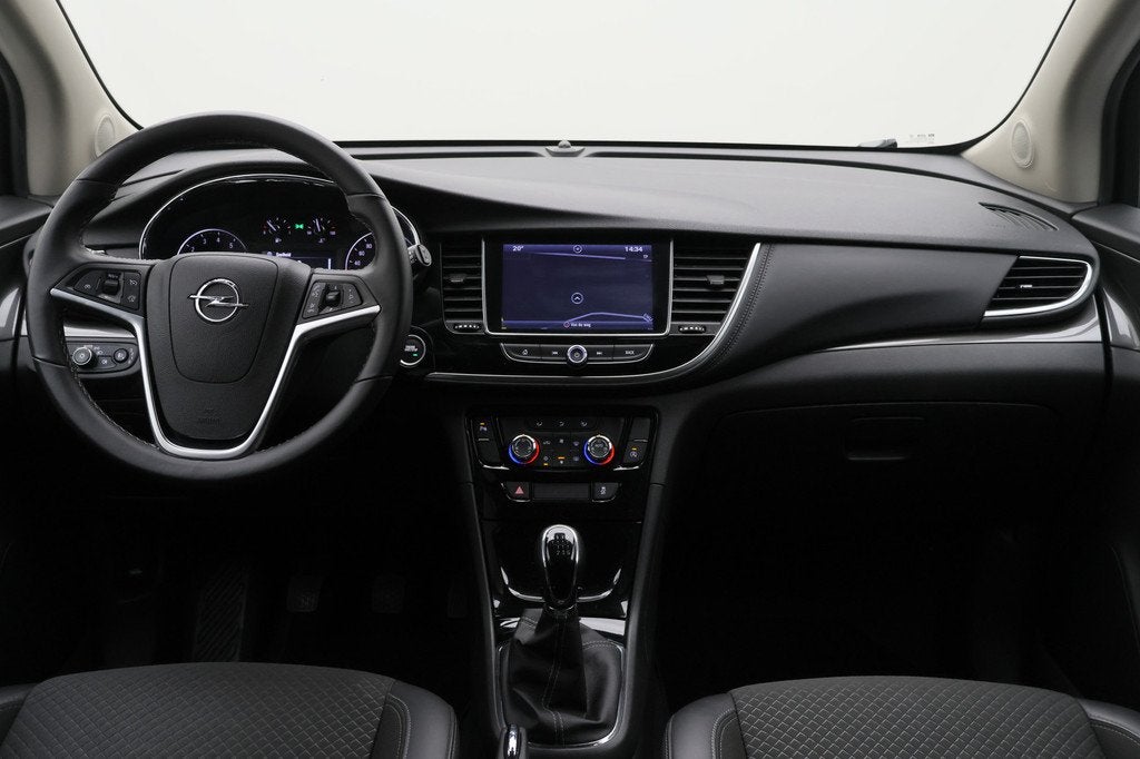 Opel Mokka X 1.4 Turbo Innovation Keyless, Camera, Apple Car, Auto's, Opel, Voorwielaandrijving, Gebruikt, Leder en Stof, Wit