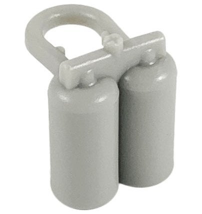 Lego Light Gray Minifigure Air Tanks, Gebruikt, Lego, Accessoire, Ophalen of Verzenden