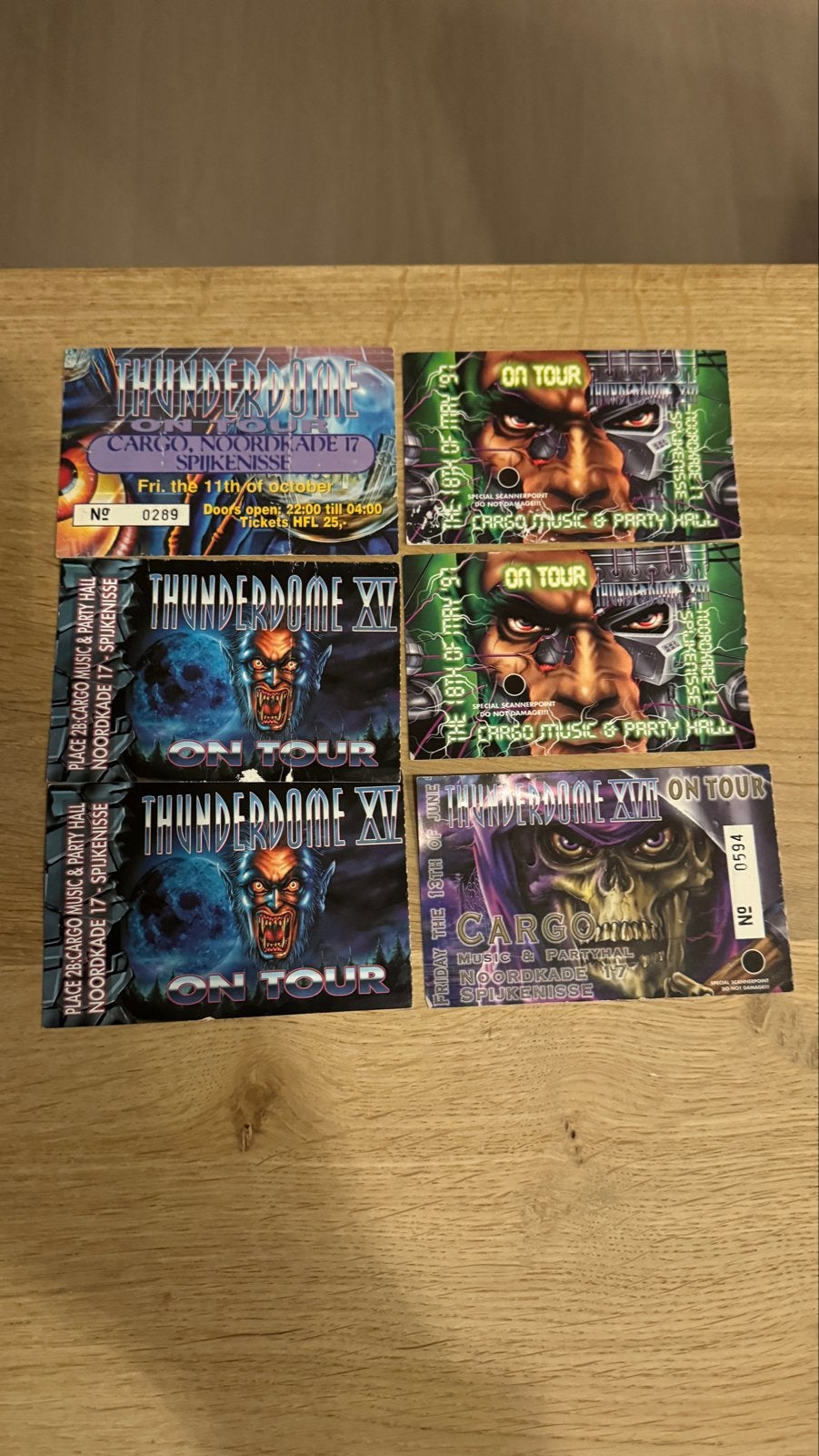 Thunderdome tickets, Tickets en Kaartjes, Twee personen