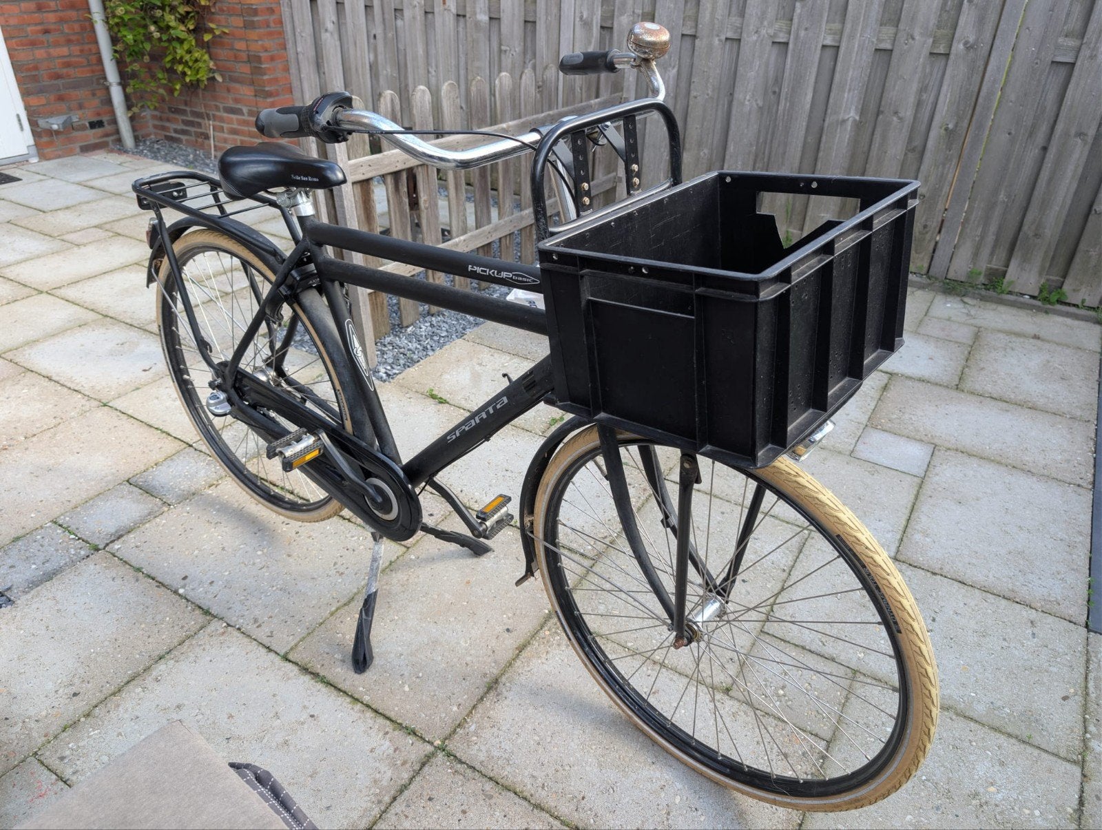 Sparta Basic Pick-Up Transportfiets - Zwart, Terugtraprem, Sparta, Versnellingen, Ophalen of Verzenden