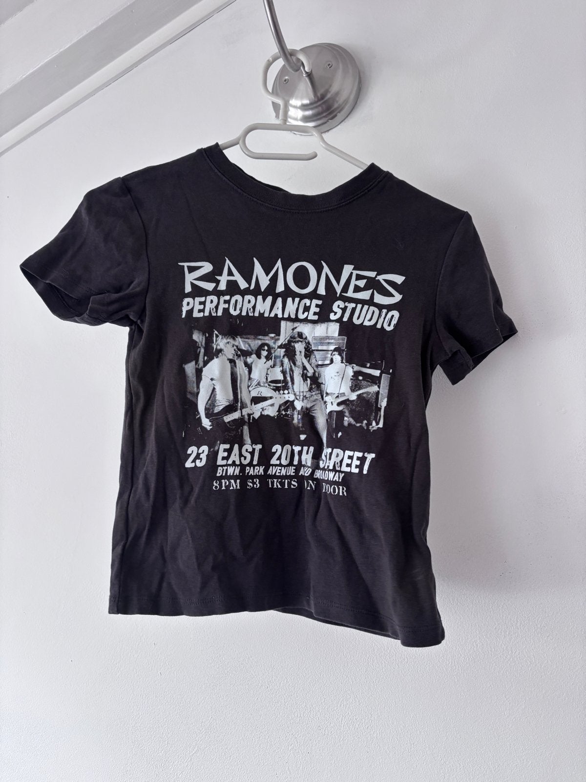 Zwart Ramones T-shirt - Maat S, Zwart, Ophalen of Verzenden, Korte mouw, Maat 36 (S)