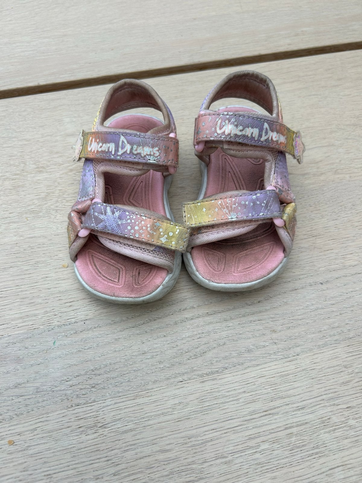 Lichtgevende sandalen maat 23 voor meisjes, Ophalen of Verzenden, Gebruikt, Meisje, Schoenen